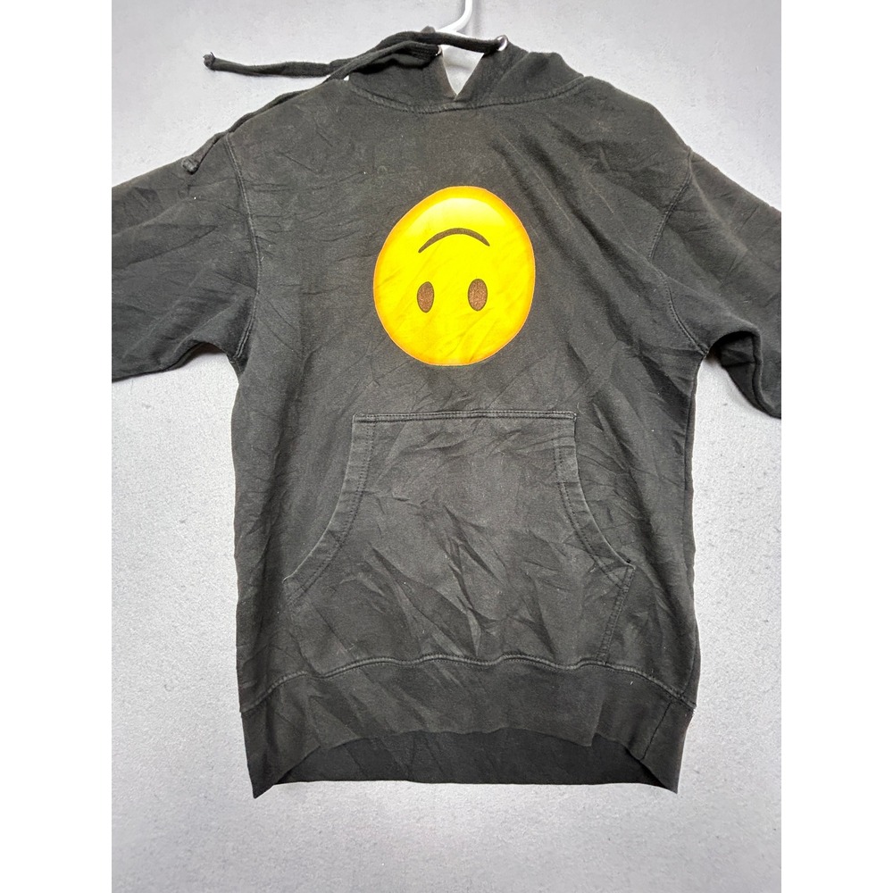 Anti Social Social Club Hoodie Cotton Blend Black Yellow Size XS Mens